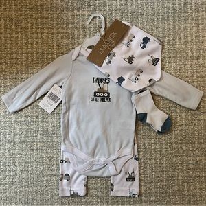 Lila & Jack Baby Boy outfit set (3-6M)